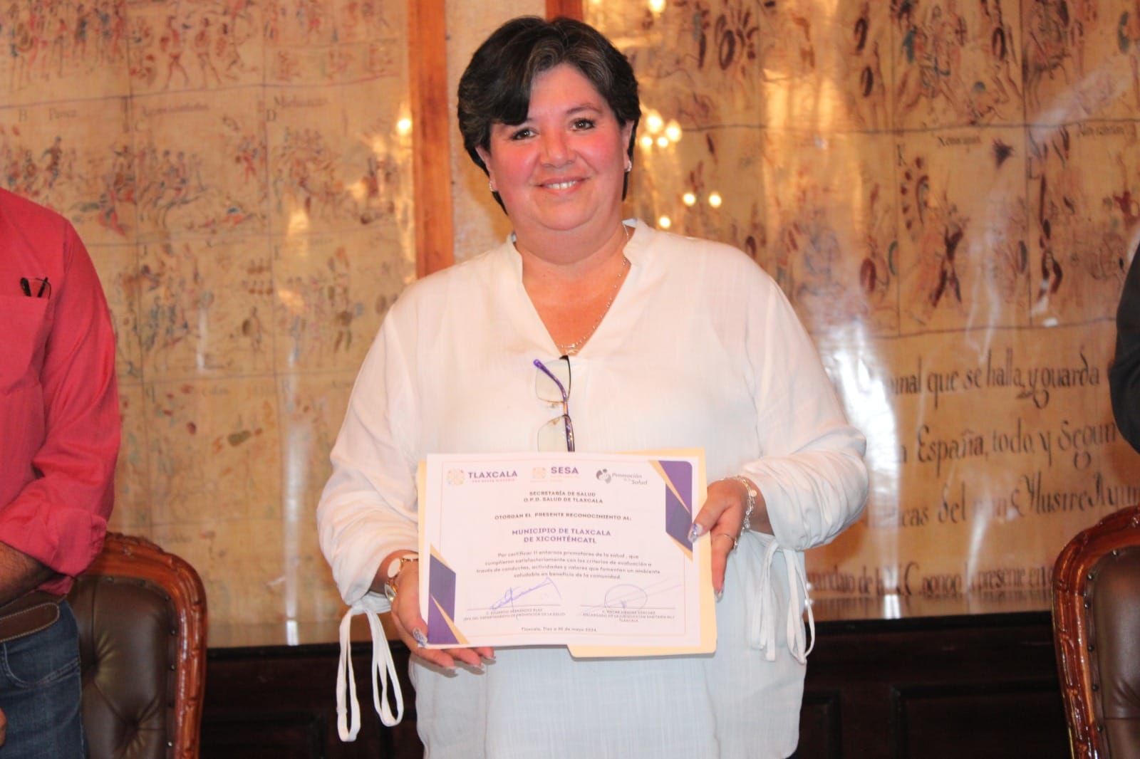 Recibe Ayuntamiento de Tlaxcala certificados por espacios de recreación saludables